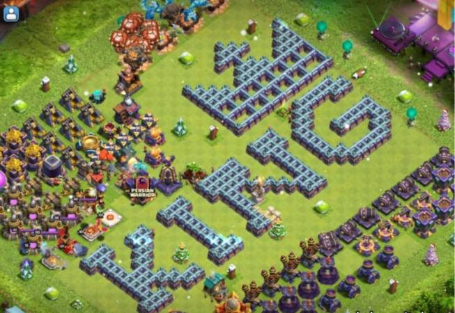 Popular TH16 Troll Base Setups