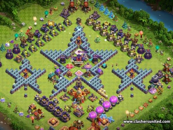 TH16 Base Layout For Humor And Defense