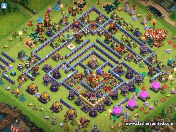 Unconventional Town Hall 16 Troll Base Layout